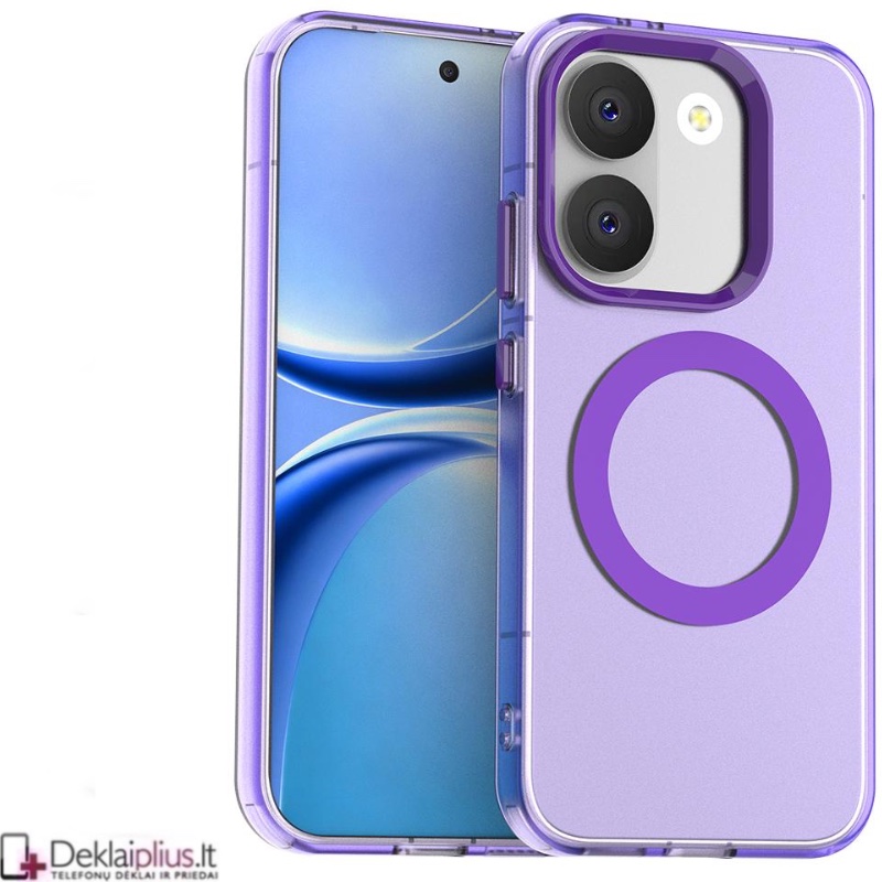 Smūgiams atsparus dėklas su magsafe - violetinis (Xiaomi Poco X8 Pro) Smūgiams atsparus dėklas su magsafe - violetinis (Xiaomi Poco X8 Pro)